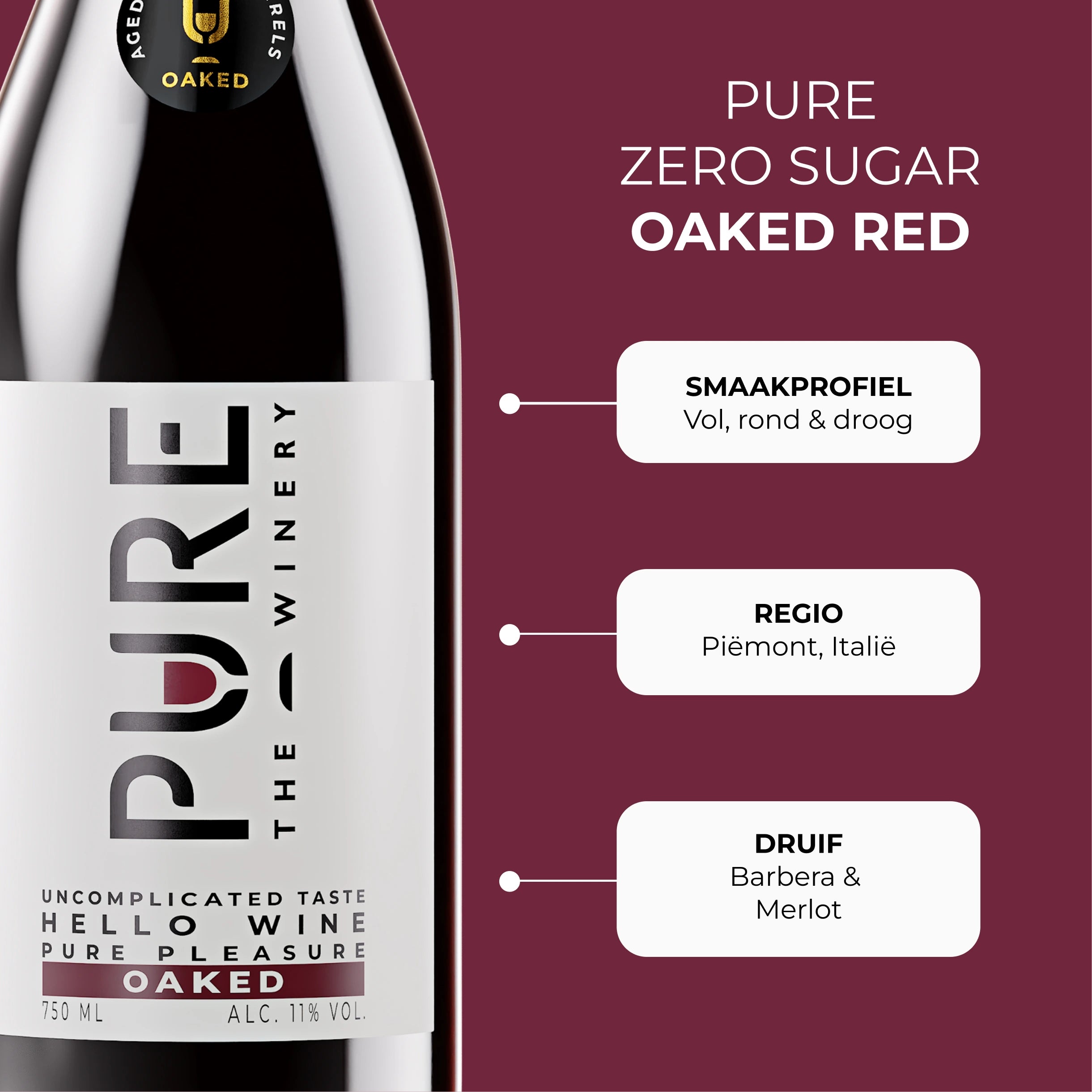 Zero Sugar Oaked Red