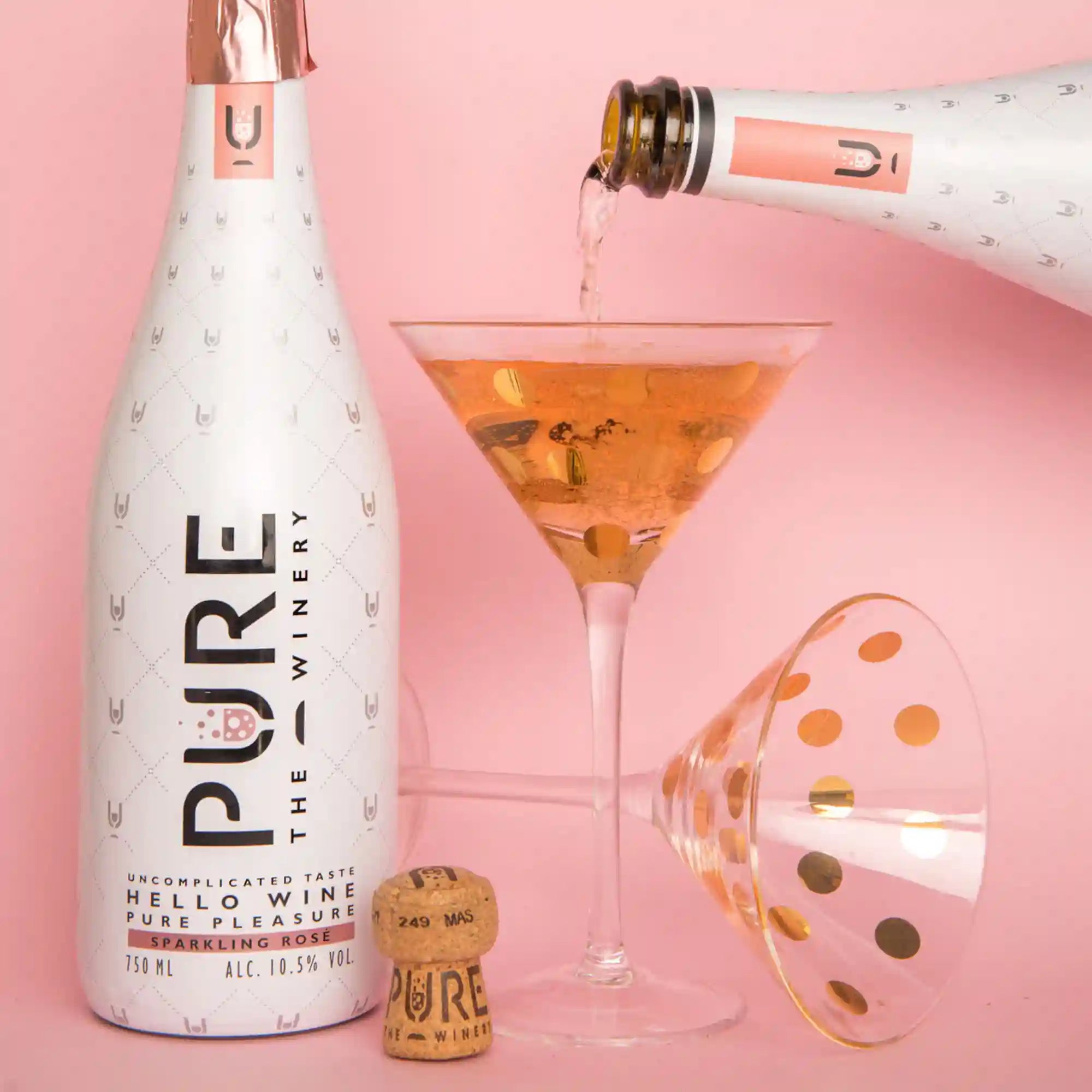 Zero Sugar Sparkling Rosé Wine