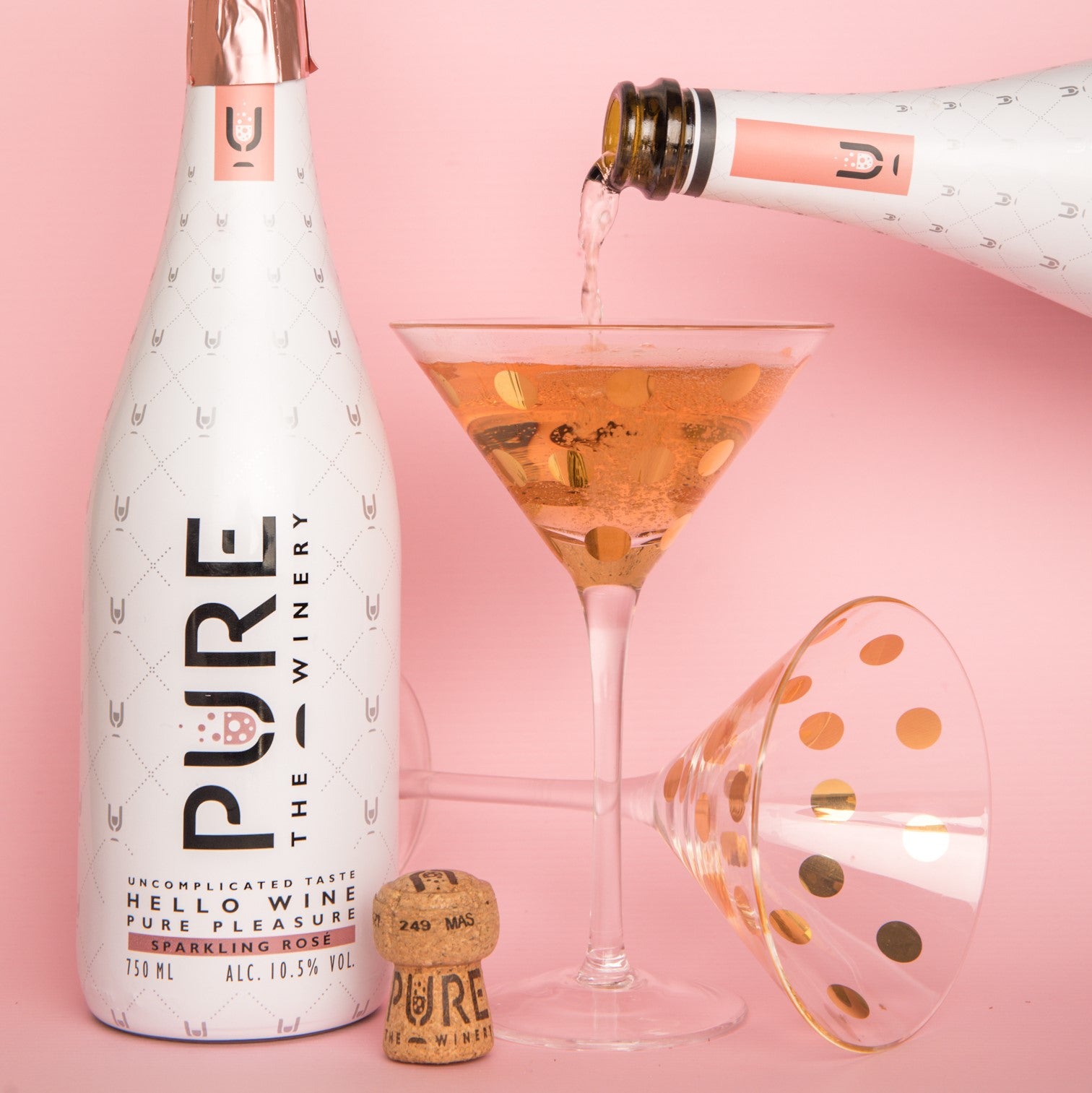 Zero Sugar Sparkling Rosé Wijn